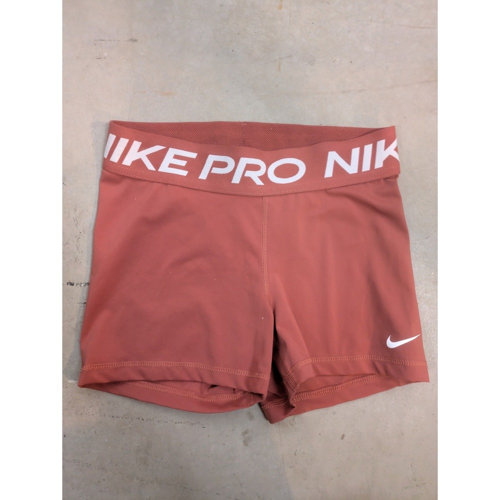 Nike Pro Shorts Women's S Adobe Pink 3 Inch Compression Training